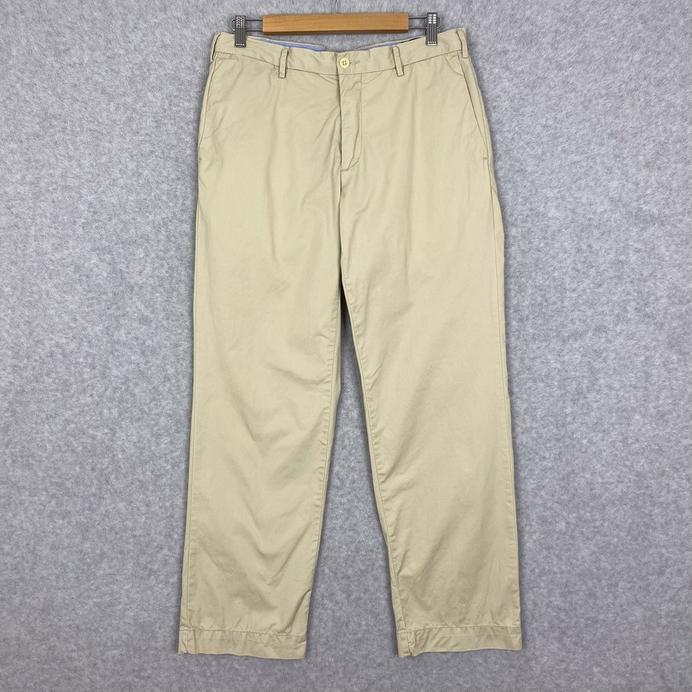 Vintage Polo Ralph Lauren Pants Mens 32x30 Beige Cotton Chino Classic Fit